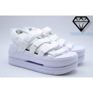 Nike Icon Classic Sandals Womens White Pure Platinum DH0224-100